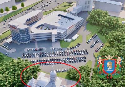 Віцяблянам паказалі, як нібыта будзе выглядаць новы ГЦ “Беларусь” – на месцы згарэлага